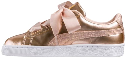 (Grade School) Puma Basket Heart Lunar Lux 'Cream Tan' 365993-02 (Grade School) Puma Basket Heart Lunar Lux 'Cream Tan' 365993-02