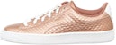 (Kanak-Kanak) Puma Basket Metallic Emboss 'Copper Rose' 365807-01