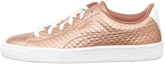 Buy (Kanak-Kanak) Puma Basket Metallic Emboss 'Copper Rose' 365807-01