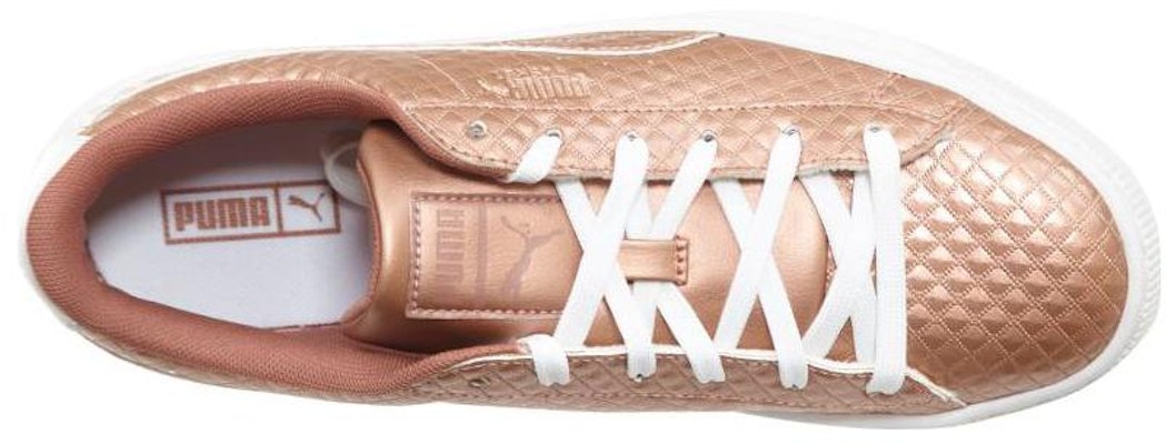 (Grade School) Puma Basket Metallic Emboss 'Copper Rose' 365807-01 Lookbook (Grade School) Puma Basket Metallic Emboss 'Copper Rose' 365807-01