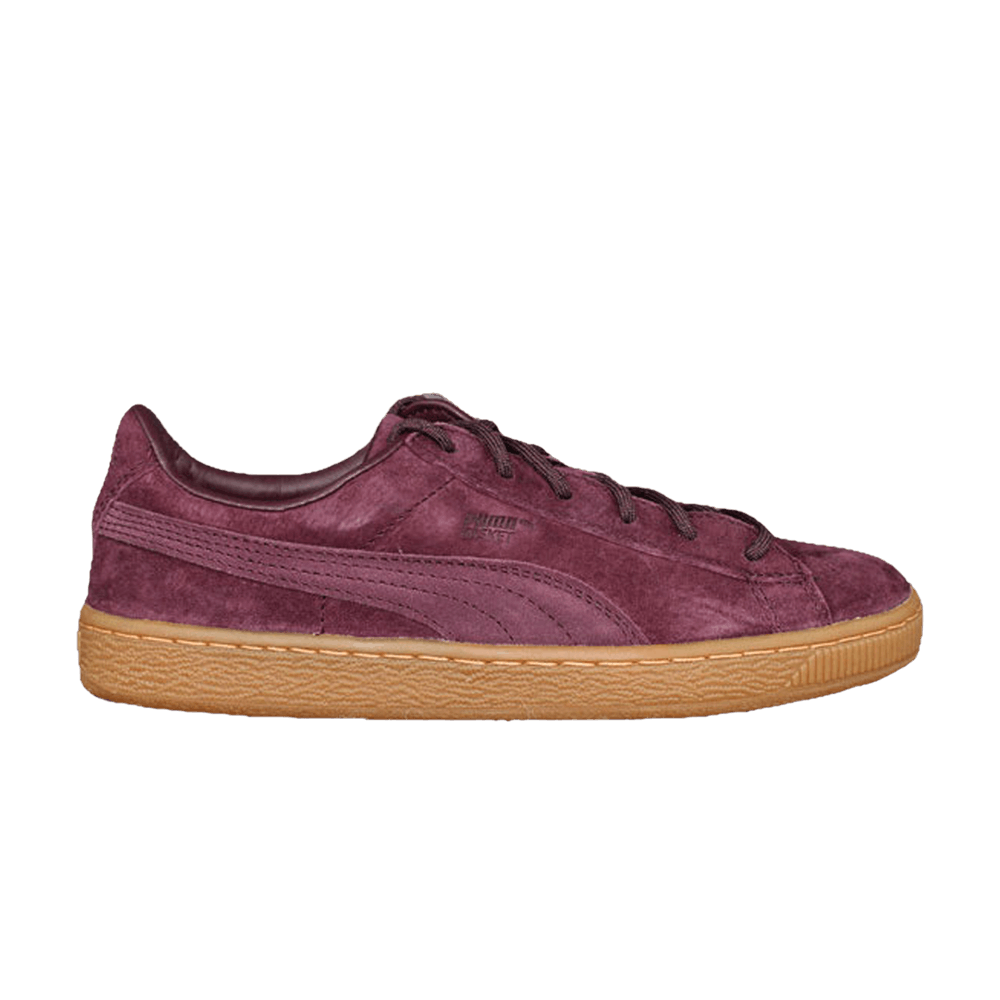 Buy (Zapatillas Escolares) Puma Basket Winterized Taffy 'Vino Tinto' 363944-03
