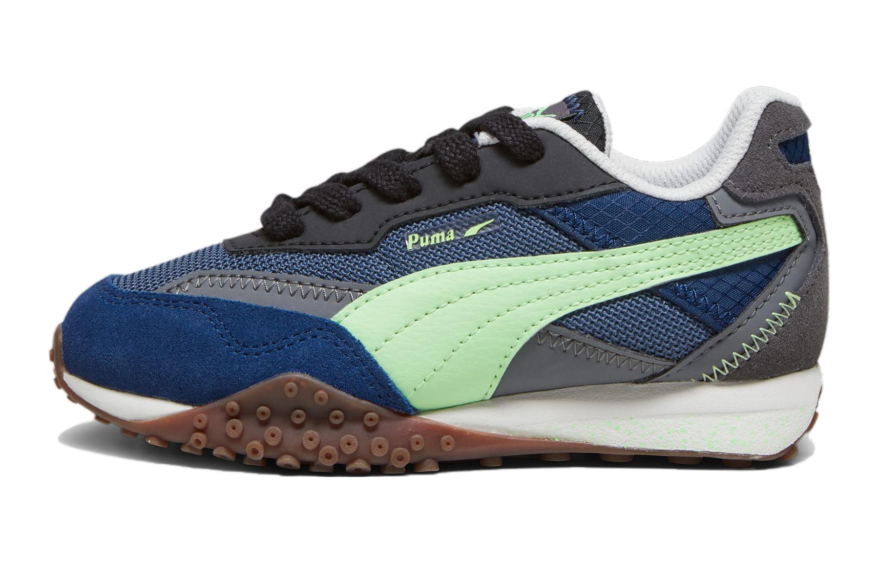 (Grade School) Puma Blacktop Rider Lithium Little Kid 'Inky Blue' 394381-01