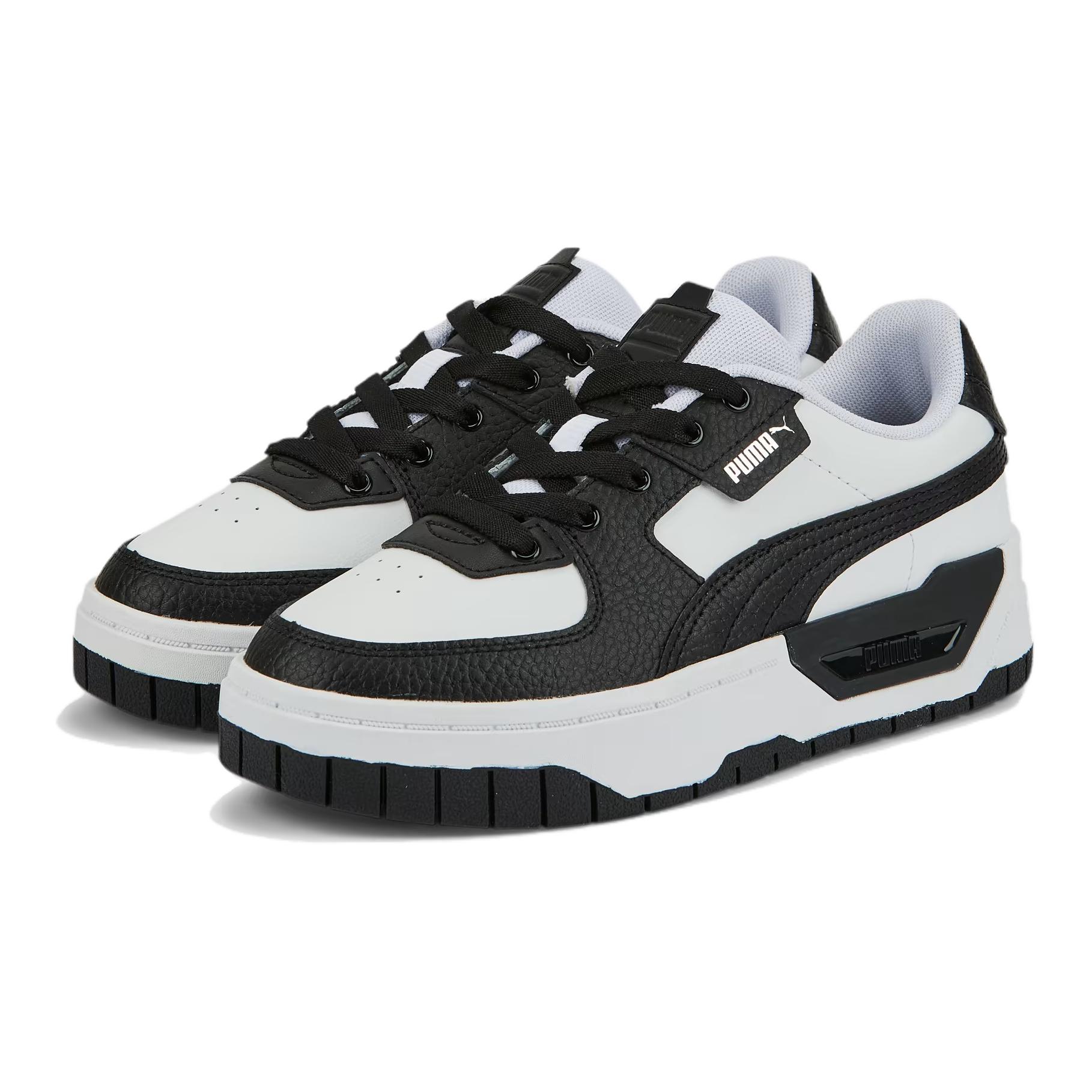 Lookbook (Escolar) Puma Cali Dream Leather 'Negro Blanco' 387888-02