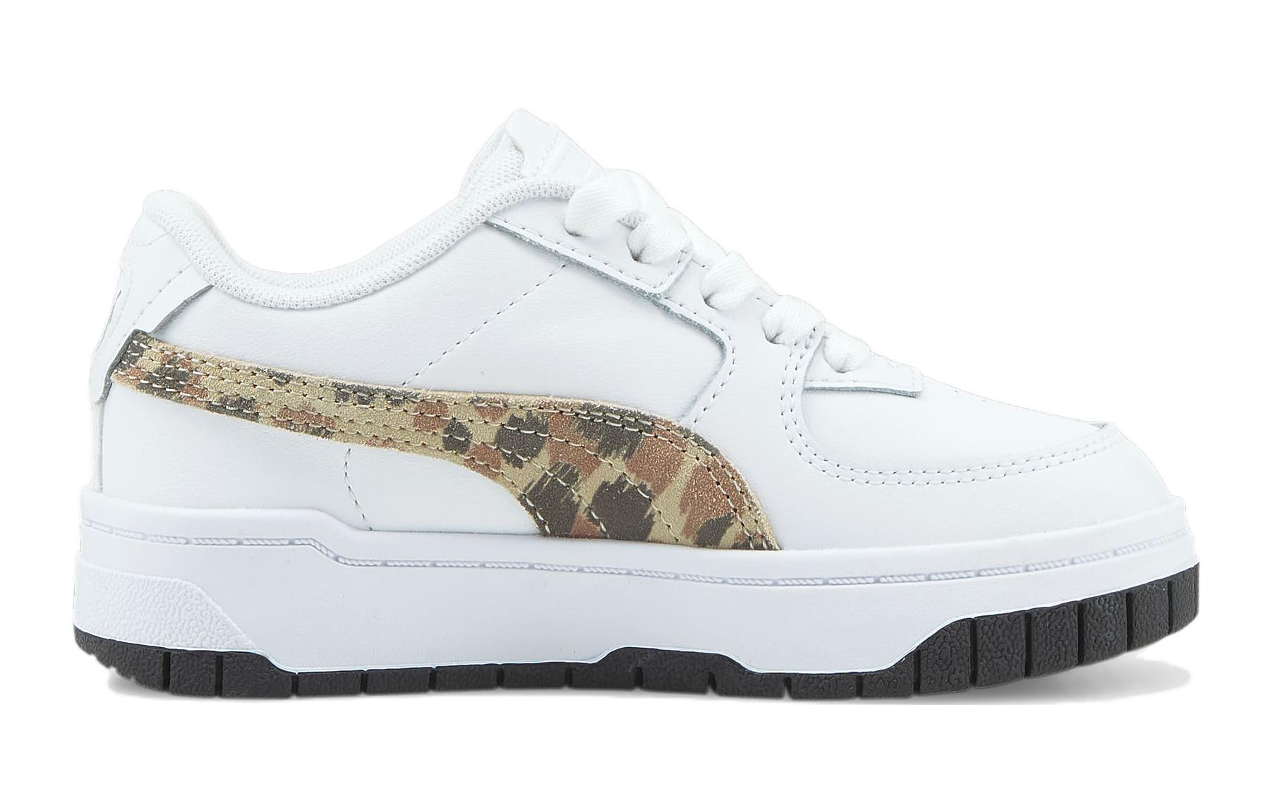 (GS) Puma Cali Dream Little Kid 'Animal Print - White Granola' 圖 2