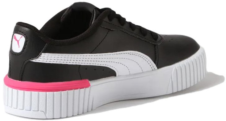 (Puma) 小童卡里纳2.0 '黑色荧光粉' 球鞋 386186-08 Order (Puma) 小童卡里纳2.0 '黑色荧光粉' 球鞋 386186-08