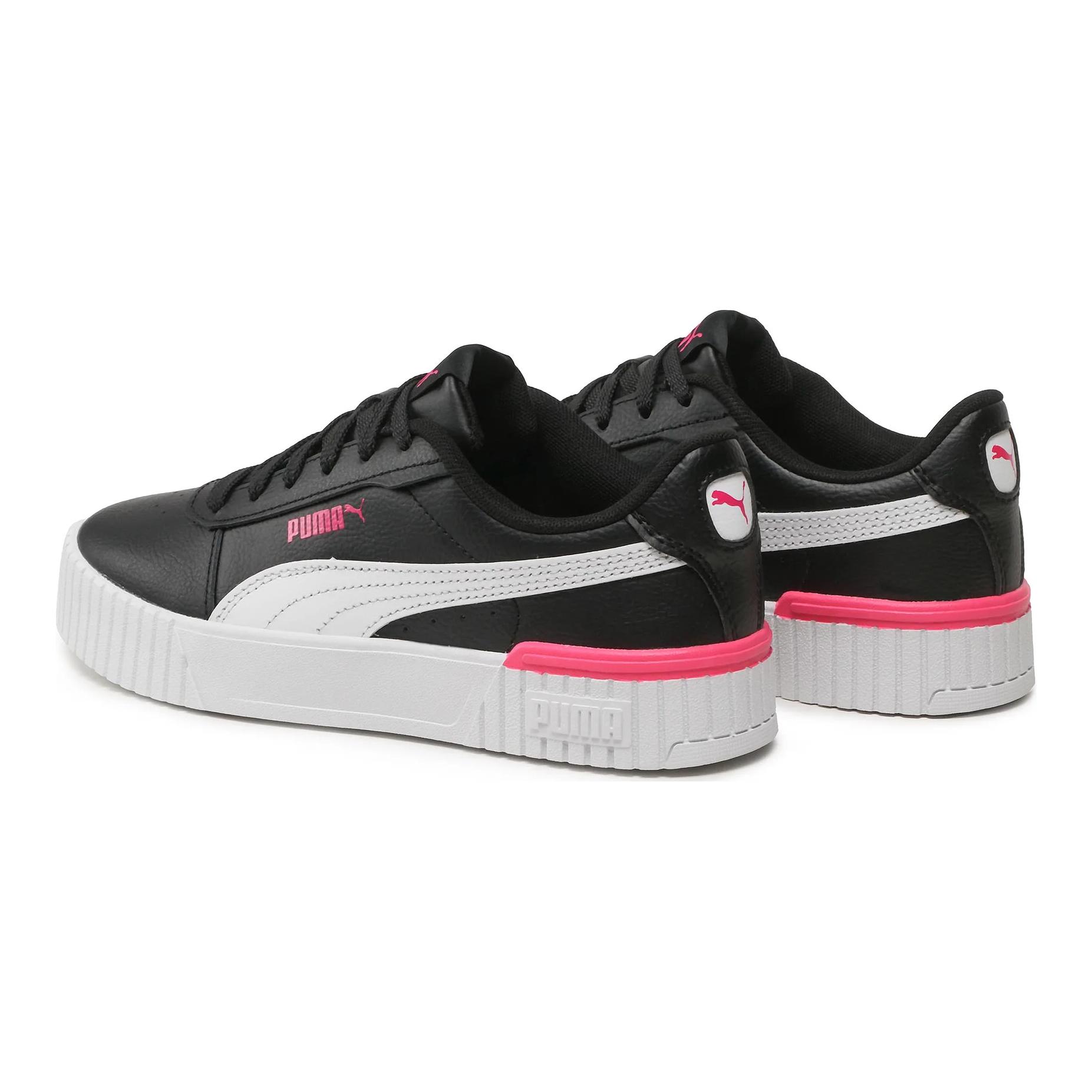 Lookbook (Kanak-kanak) Puma Carina 2.0 'Hitam & Merah Jambu Bersinar' Kanak-kanak 386186-08