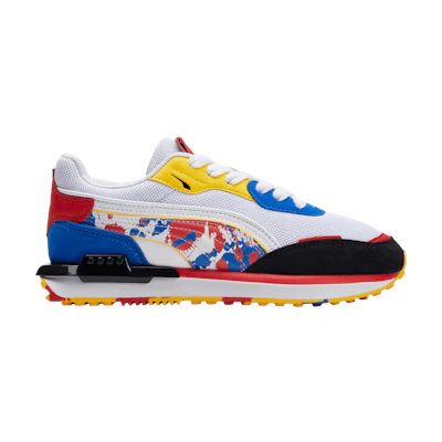 (GS) Puma City Rider Splash 'White Dandelion Camo'