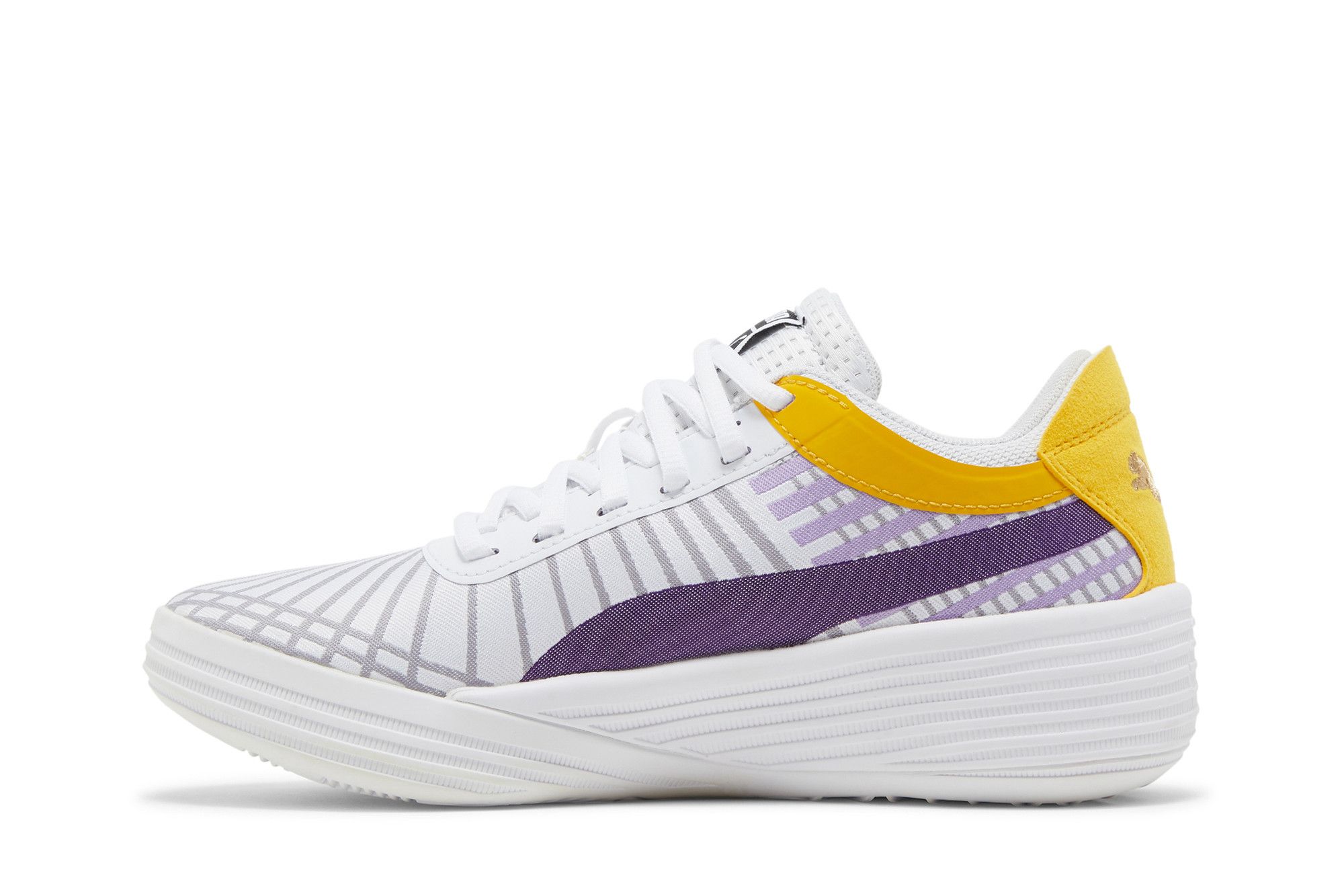 Lookbook Puma Clyde All-Pro GS ''Bianco Spectra Giallo'' 194367-10