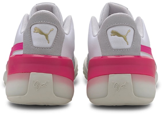 (Grade School) Puma Clyde Hardwood 'Pink Glow' 193847-03 Shop (Grade School) Puma Clyde Hardwood 'Pink Glow' 193847-03