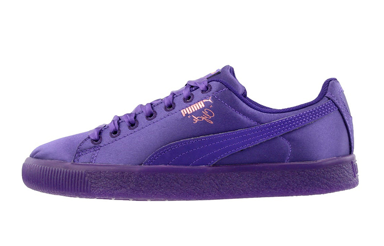 (Grade School) Puma Clyde Satin 'Violet Indigo' 367469-01