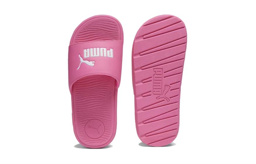 Shop GS プーマ クールキャット2.0 スライド (ピンク/白)  [Kids] 390881-08
