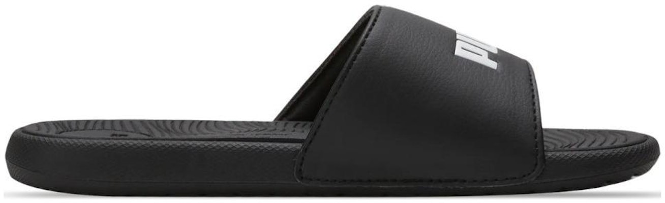 (Grade School) Puma Cool Cat 2.0 Slides Big Kid 'Black White' 390881-01 Order (Grade School) Puma Cool Cat 2.0 Slides Big Kid 'Black White' 390881-01