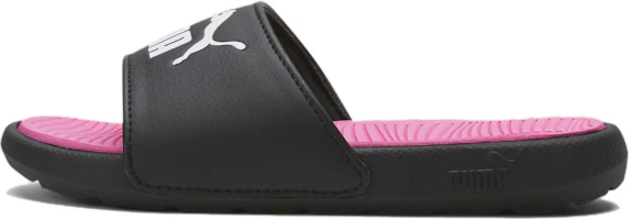 (Grade School) Puma Cool Cat 2.0 Slides Little Kid 'Black Knockout Pink' 390884-03 (Grade School) Puma Cool Cat 2.0 Slides Little Kid 'Black Knockout Pink' 390884-03