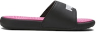 Order (Peringkat Sekolah) Puma Cool Cat 2.0 Slide Kanak-Kanak 'Hitam Pink Terang' 390884-03