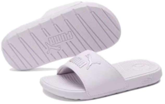 (Grade School) Puma Cool Cat 2.0 Slides Little Kid 'Lavender Fog' 390884-10 Shop (Grade School) Puma Cool Cat 2.0 Slides Little Kid 'Lavender Fog' 390884-10