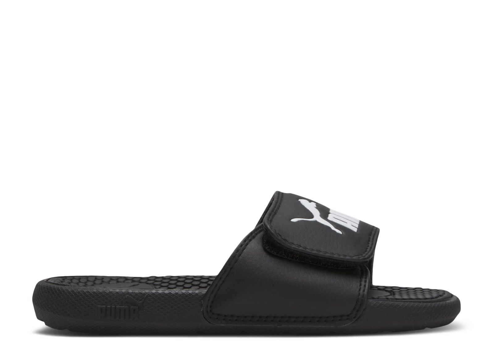 (Grade School) Puma Cool Cat 5 Slide Little Kid 'Black White' 371031-01