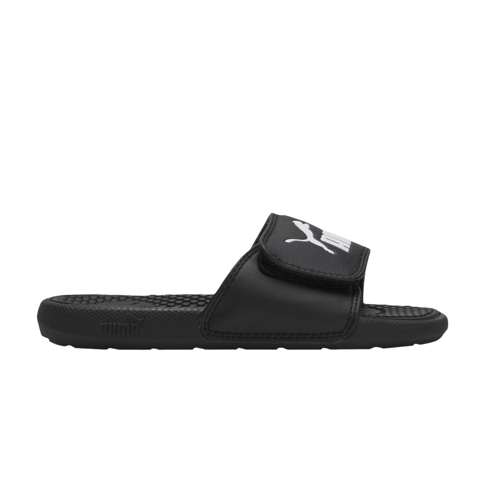 Buy GS プーマ クールキャット5 スライド (黒/白) キッズ 371031-01