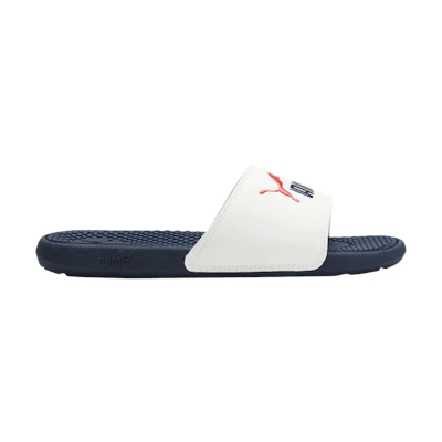 (GS) Puma Cool Cat Slides 'White Peacoat'