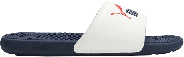 (Grade School) Puma Cool Cat Slides 'White Peacoat' 371025-18 (Grade School) Puma Cool Cat Slides 'White Peacoat' 371025-18