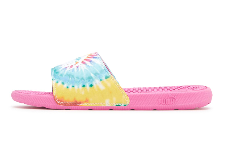 (Grade School) Puma Cool Cat Sport Slide 'Tie Dye - Phlox Pink' 380800-01