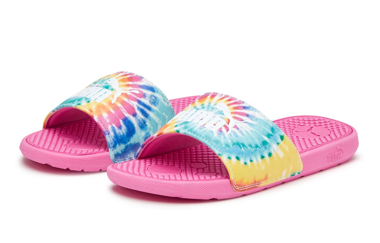 Order GS プーマ クールキャット タイダイ スライド (ピンク) 380800-01