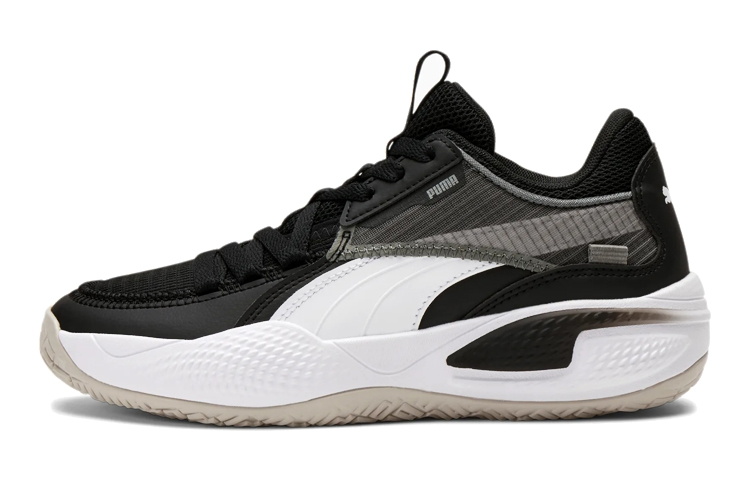 Buy (Grade School) Puma Court Rider 'Black White' 194329-02