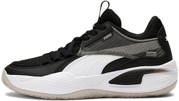 (Grade School) Puma Court Rider 'Black White' 194329-02 (Grade School) Puma Court Rider 'Black White' 194329-02