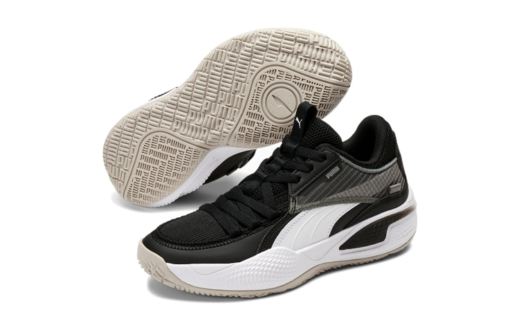Lookbook (Grade School) Puma Court Rider 'Black White' 194329-02