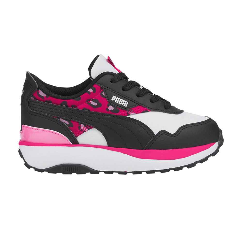 (Grade School) Puma Cruise Rider &#x27;Summer Roar - Beetroot Purple Leopard&#x27; 383160-02