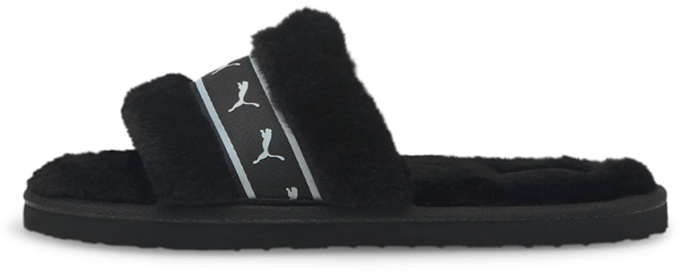(Grade School) Puma Fluff Remix Slide 'Black White' 385347-01 Buy (Grade School) Puma Fluff Remix Slide 'Black White' 385347-01