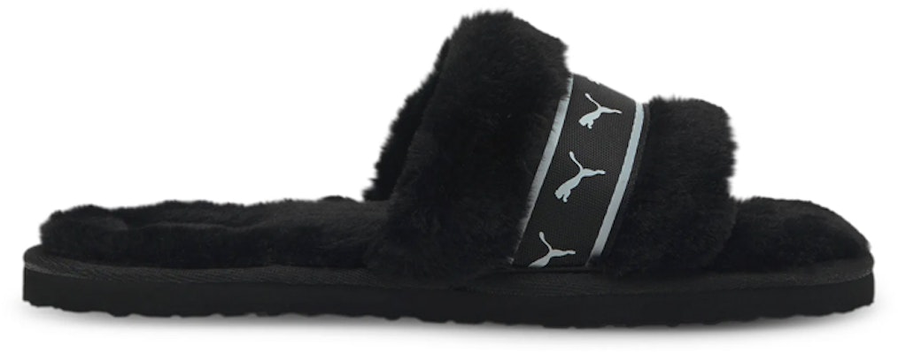 (Grade School) Puma Fluff Remix Slide 'Black White' 385347-01 Order (Grade School) Puma Fluff Remix Slide 'Black White' 385347-01