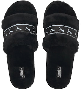 (Zapatillas Infantil) Puma Fluff Remix Slide 'Negro Blanco' 385347-01 Lookbook (Zapatillas Infantil) Puma Fluff Remix Slide 'Negro Blanco' 385347-01