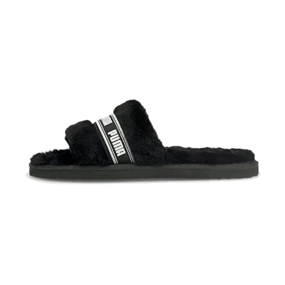 (GS) Puma Fluff Slide 'Black'