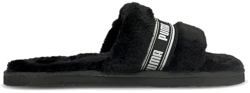 (Grado Escolar) Puma Fluff Slide 'Negro' 385343-01 Order (Grado Escolar) Puma Fluff Slide 'Negro' 385343-01