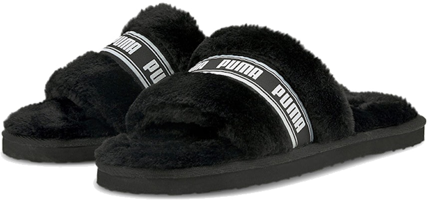 (Grade School) Puma Fluff Slide 'Black' 385343-01 Lookbook (Grade School) Puma Fluff Slide 'Black' 385343-01