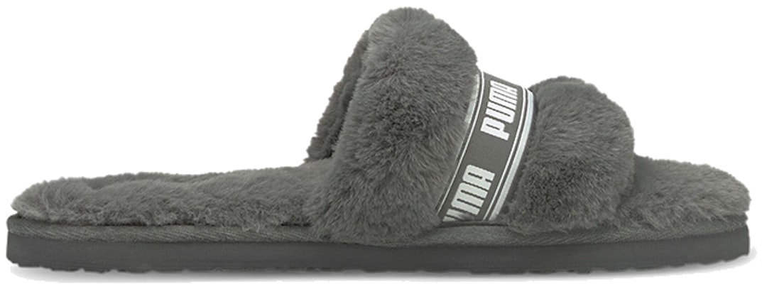 (大童) Puma Fluff 拖鞋 '炭灰色' 385343-02 Order (大童) Puma Fluff 拖鞋 '炭灰色' 385343-02