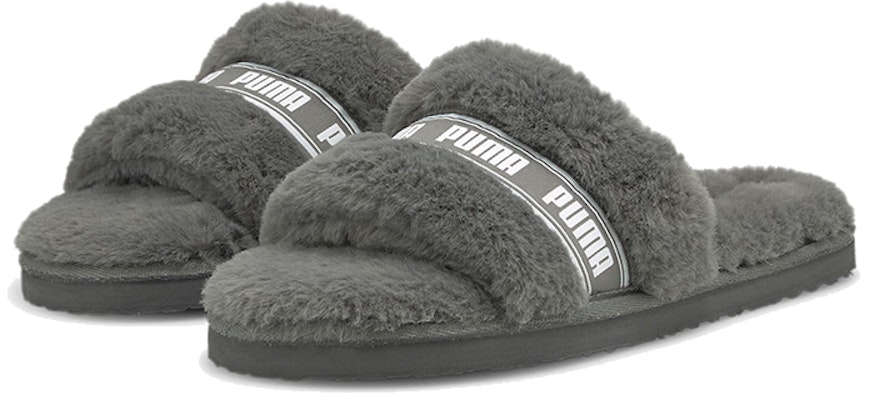 (Grade School) Puma Fluff Slide 'Charcoal Grey' 385343-02 Lookbook (Grade School) Puma Fluff Slide 'Charcoal Grey' 385343-02