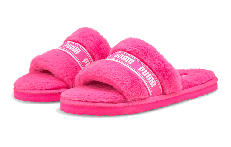 Lookbook Puma Fluff Slide ''Fluo Pink'' (Grade School) per Bambini. 385343-03