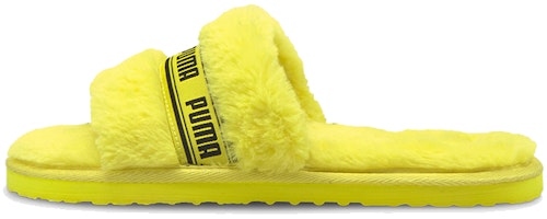 (Grade School) Puma Fluff Slide 'Fluo Yellow' 385343-04 (Grade School) Puma Fluff Slide 'Fluo Yellow' 385343-04