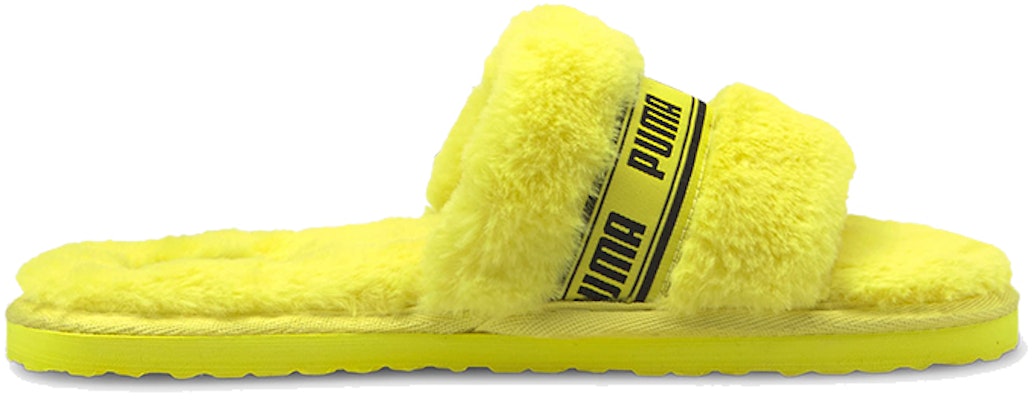 (Grade School) Puma Fluff Slide 'Fluo Yellow' 385343-04 Order (Grade School) Puma Fluff Slide 'Fluo Yellow' 385343-04