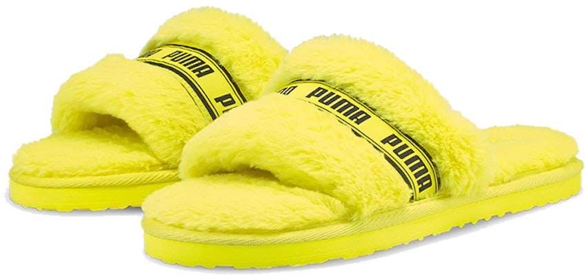 (Grade School) Puma Fluff Slide 'Fluo Yellow' 385343-04 Lookbook (Grade School) Puma Fluff Slide 'Fluo Yellow' 385343-04