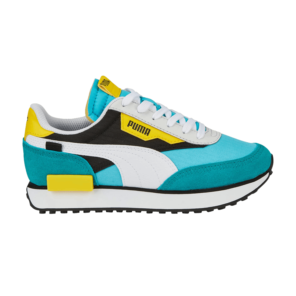 (Grade School) Puma Future Rider Play On 'Blue Atoll Deep Aqua' 372349-29