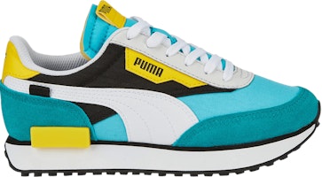 (Grade School) Puma Future Rider Play On 'Blue Atoll Deep Aqua' 372349-29 (Grade School) Puma Future Rider Play On 'Blue Atoll Deep Aqua' 372349-29