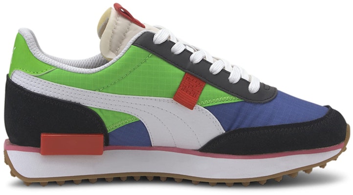 (Grade School) Puma Future Rider Play On 'Fluo Green' 372349-01 Order (Grade School) Puma Future Rider Play On 'Fluo Green' 372349-01