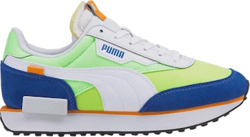 (Grade School) Puma Future Rider Play On 'White Fizzy Lime' 372349-25 (Grade School) Puma Future Rider Play On 'White Fizzy Lime' 372349-25