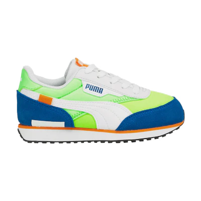 (GS) Puma Future Rider Play On 'White Fizzy Lime'