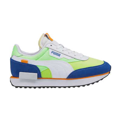 (GS) Puma Future Rider Play On 'White Fizzy Lime'