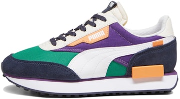 (Grade School) Puma Future Rider Play On Big Kid 'Archive Green Purple Pop' 372349-34 (Grade School) Puma Future Rider Play On Big Kid 'Archive Green Purple Pop' 372349-34