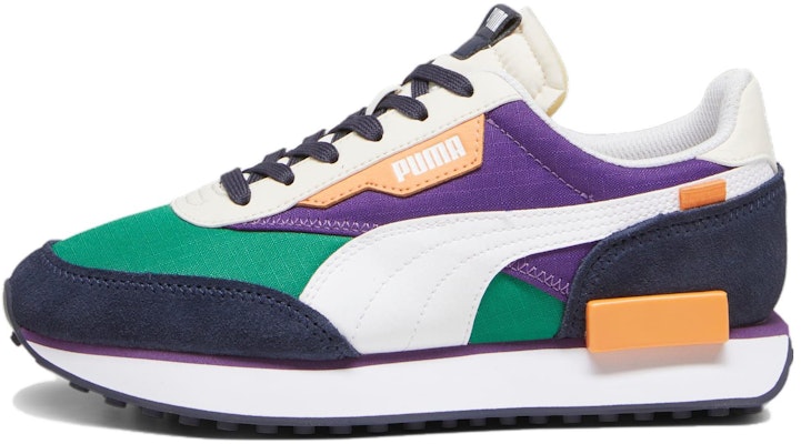 (Grade School) Puma Future Rider Play On Big Kid 'Archive Green Purple Pop' 372349-34 Buy (Grade School) Puma Future Rider Play On Big Kid 'Archive Green Purple Pop' 372349-34