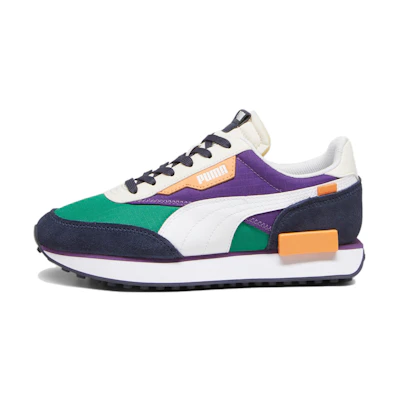 (GS) Puma Future Rider Play On Big Kid 'Archive Green Purple Pop'